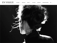 Tablet Screenshot of envoguecoiffure.com